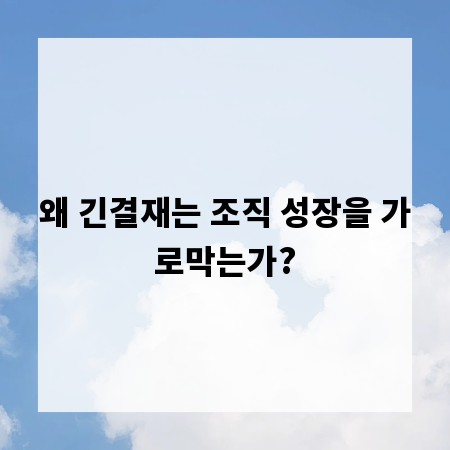 왜 긴결재는 조직 성장을 가로막는가?