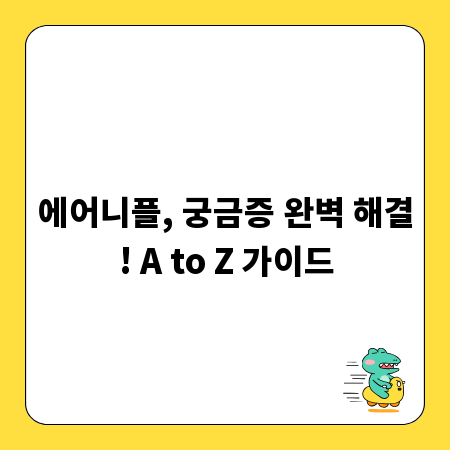 에어니플, 궁금증 완벽 해결! A to Z 가이드