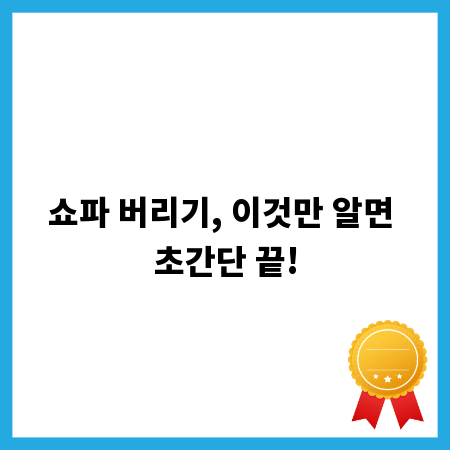 쇼파 버리기, 이것만 알면 초간단 끝!