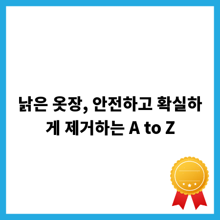 낡은 옷장, 안전하고 확실하게 제거하는 A to Z