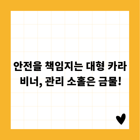 안전을 책임지는 대형 카라비너, 관리 소홀은 금물!