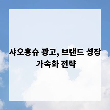 샤오홍슈 광고, 브랜드 성장 가속화 전략